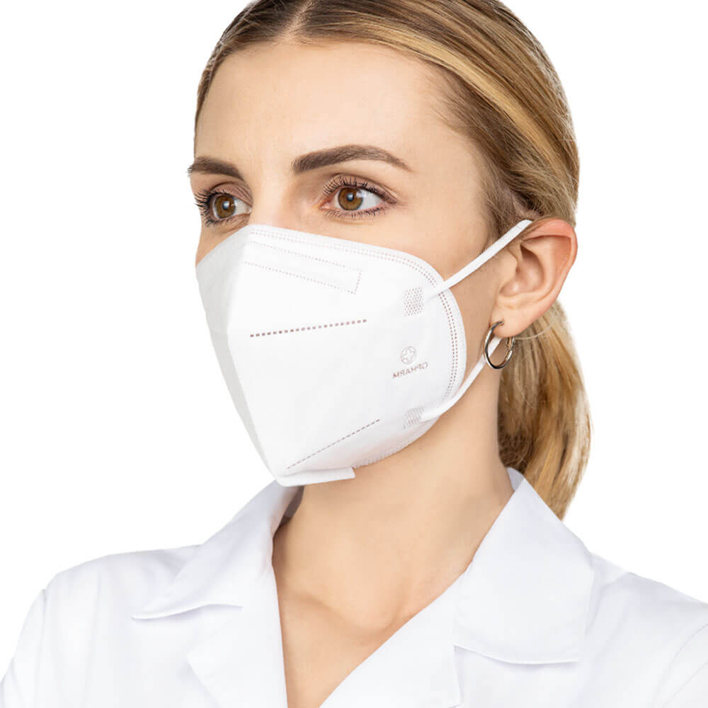Medizinische Atemschutzmasken, KN95, CE-Zertifikat, 5 Stück