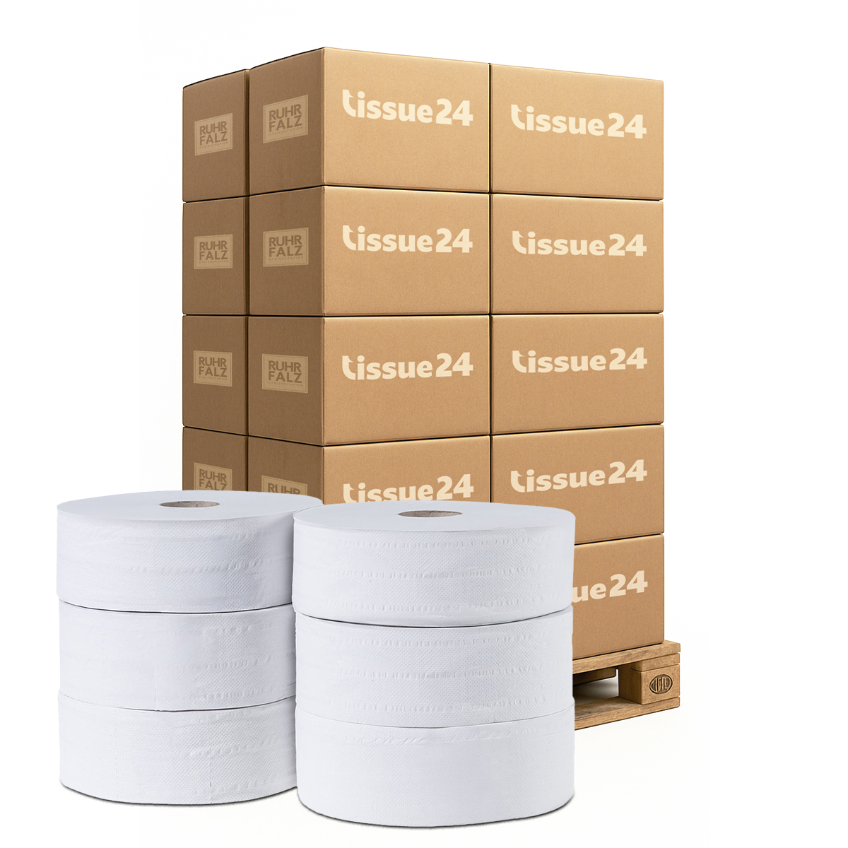 AmazonCommercial Mini Jumbo Toilettenpapier 12 Rollen 2-lagig T2 online kaufen AmazonCommercial Mini Jumbo Toilettenpapier 12 Rollen 2-lagig T2 online kaufen