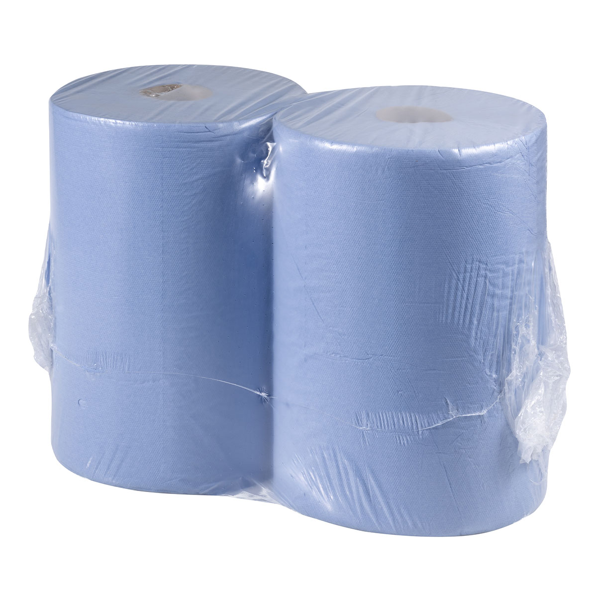 Putztuchrollen, blau, 3-lagig, 500 Blatt, 36x35cm, 2 Rollen