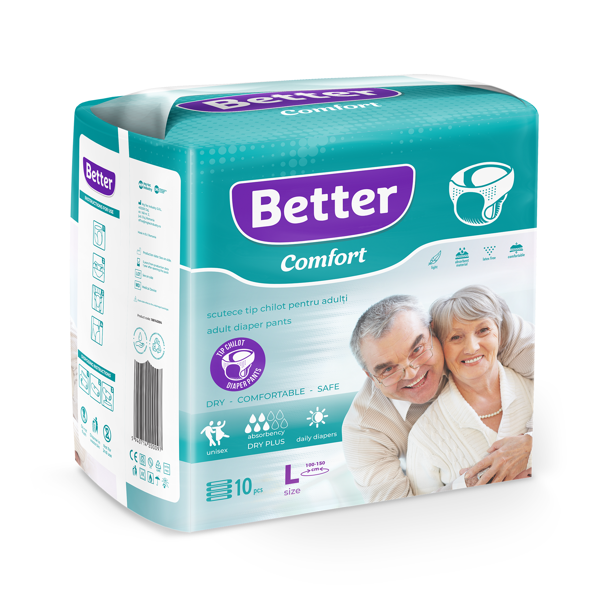 Better Comfort Inkontinenzpants M-XL