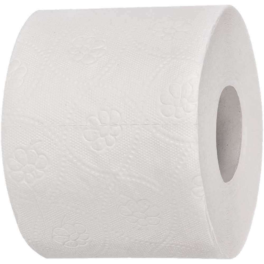 Toilettenpapier, 4-lagig, Zellstoff, 150 Blatt, 72 Rollen