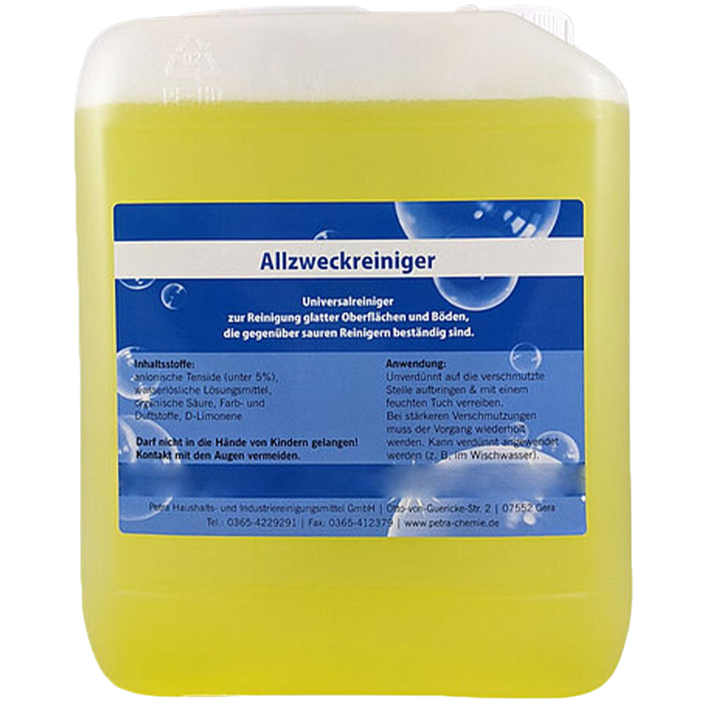 Allzweckreiniger, Zitrone, 2 x 5 Liter Kanister
