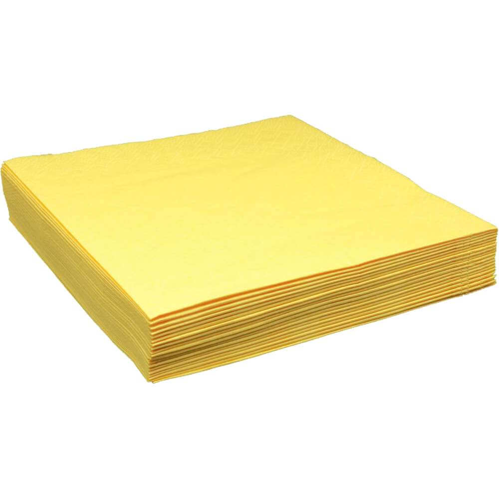 Servietten, gelb, 33x33cm, 3-lagig, 1/4-Falz, 900 Stück