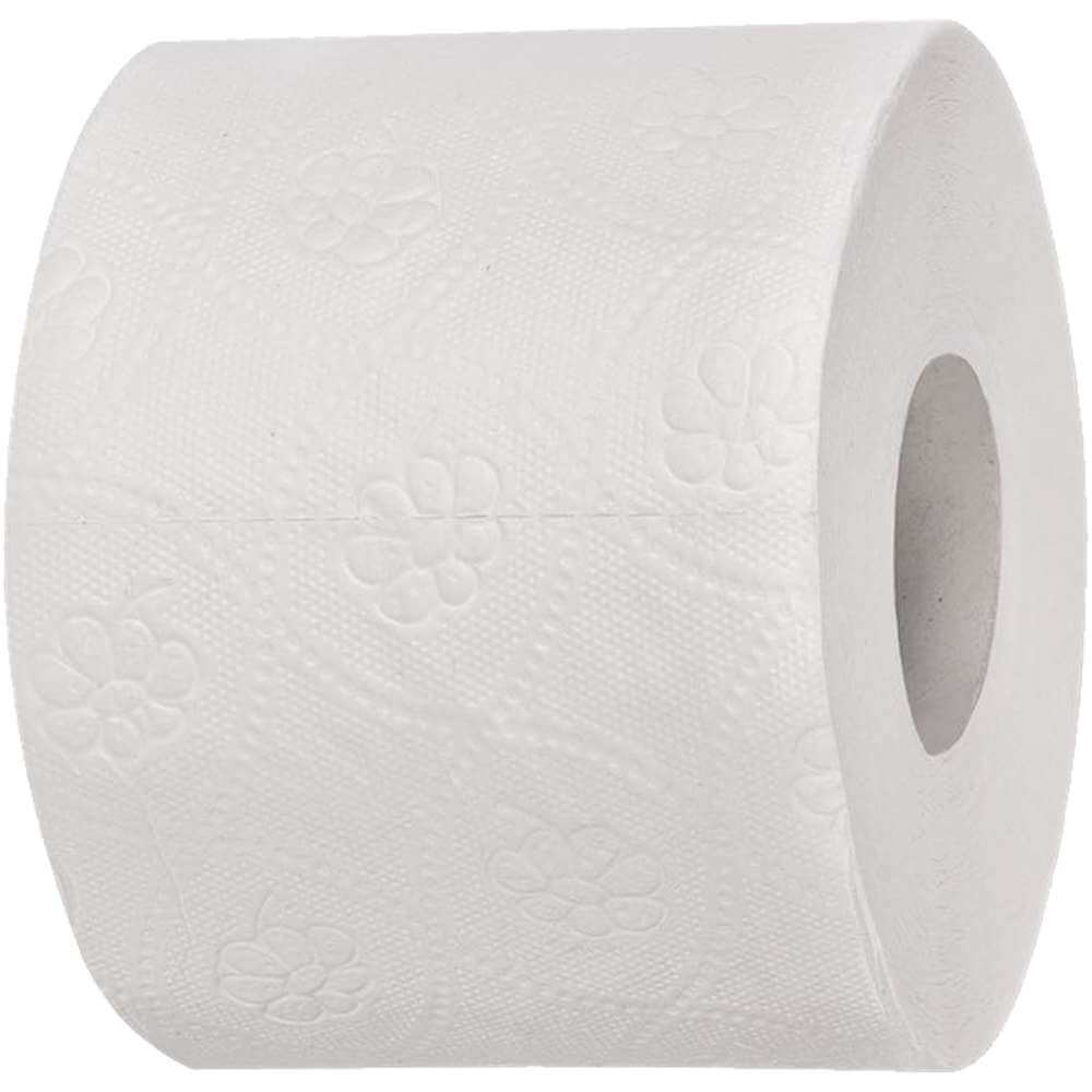 Toilettenpapier, 3-lagig, Zellstoff, 250 Blatt, 72 Rollen