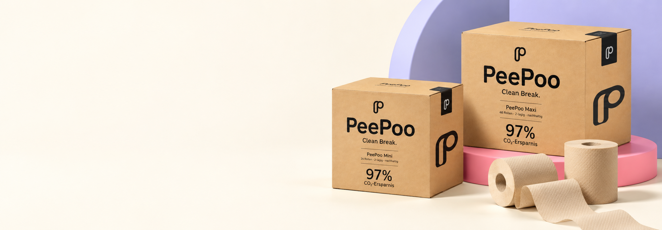 PeePoo Maxi und Mini im Pastellstudio